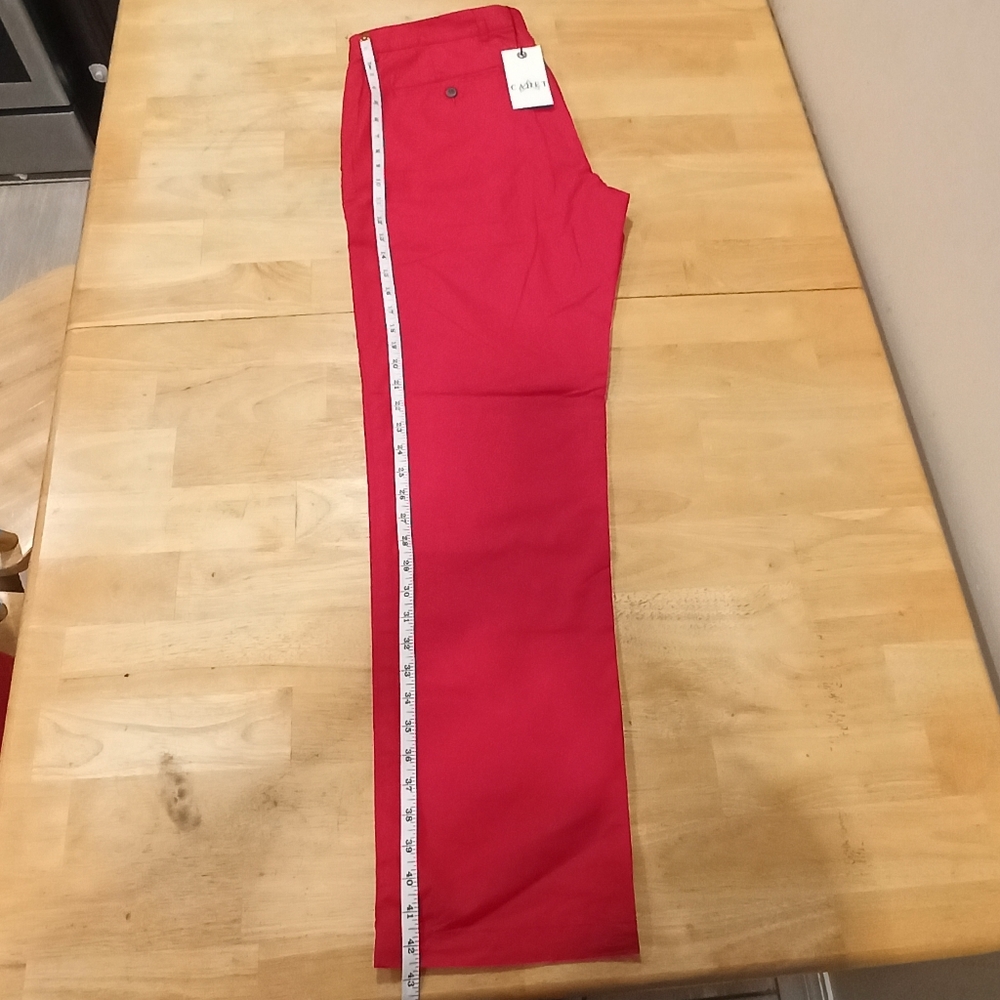 Cadet men's dress formal pants.  Size 34. Red color